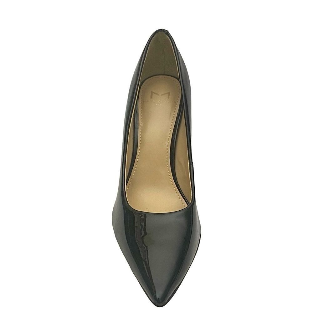 Marc Fisher LTD SASSIE Women’s 5.5M Black Leather Pointed Toe Stiletto Pumps - Picture 4 of 13